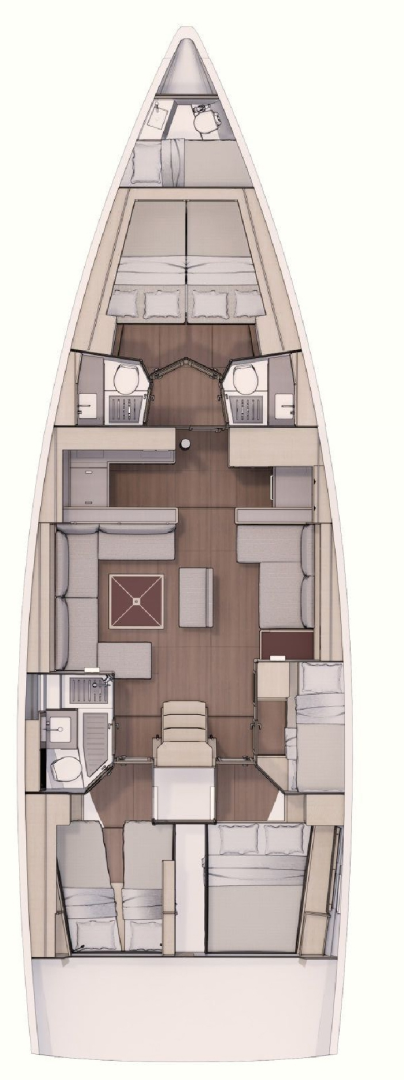 Dufour Dufour 530 jednotlivci a charterové společnosti v Primošten 