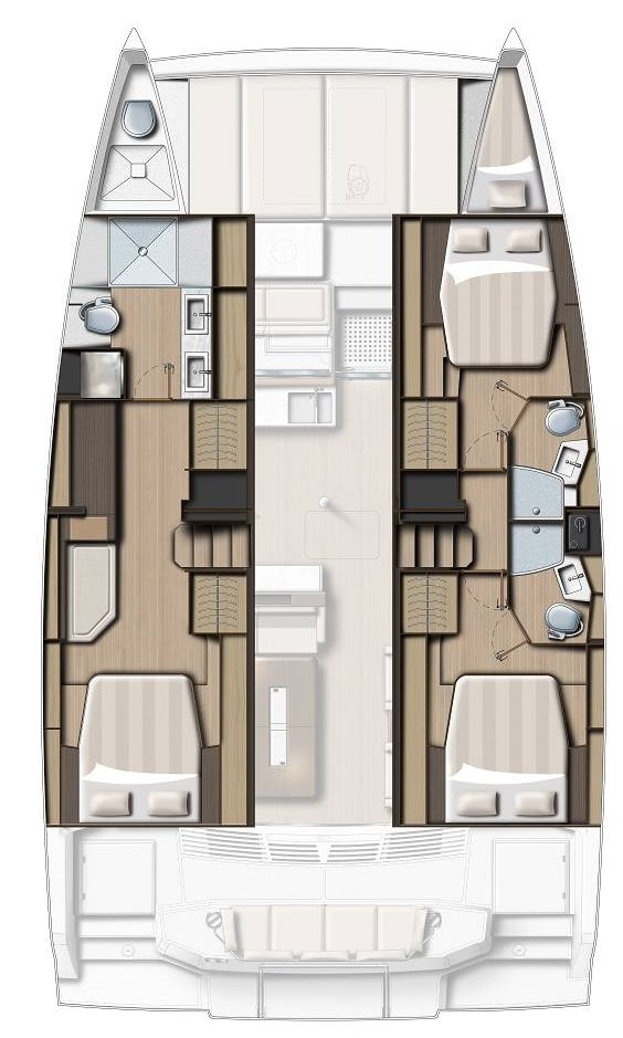 Pronájem Katamarán Bali s licencí