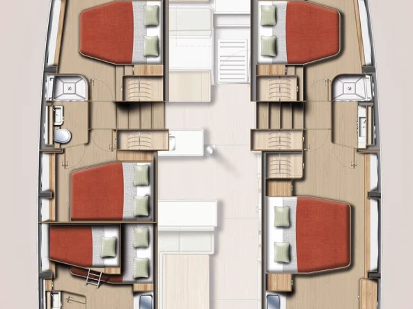 Pronajmout si Bali Bali 5.2 - 5 + 2 cab. v Trogir