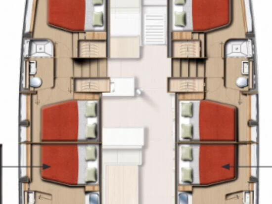 Pronájem lodi Rogoznica lákavé ceny Bali 5.2 - 6 + 2 cab.