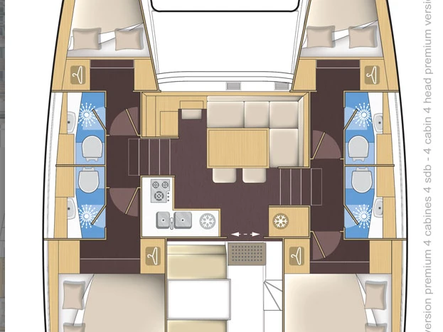 Pronájem jachty v Biograd Na Moru -Lagoon Lagoon 39 na Samboatu