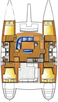 Pronajmout si Lagoon Lagoon 440 v Šibenik 