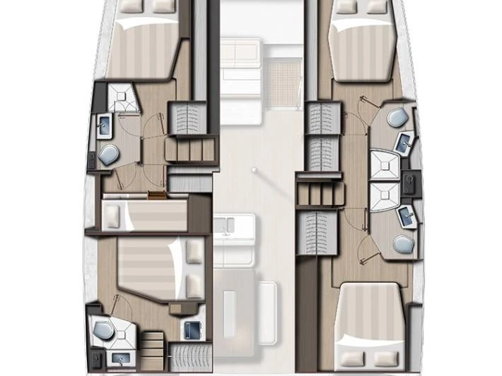 Pronájem Katamarán v Lefkáda -Bali Bali 4.6