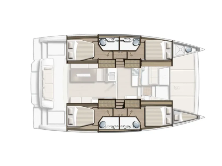 Pronájem Katamarán v Paleros -Bali Bali 4.2