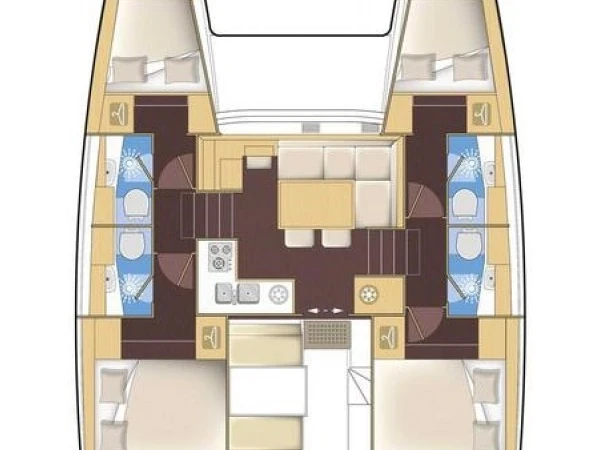 Lagoon Lagoon 40 jednotlivci a charterové společnosti v Paleros