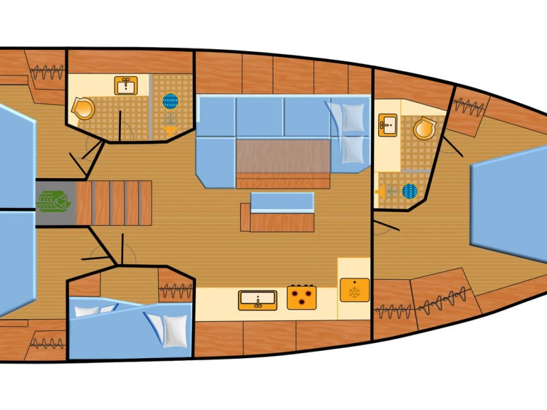 Pronájem Plachetnice v Can Pastilla -Hanse Hanse 460