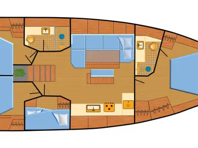 Pronájem Plachetnice v Can Pastilla -Hanse Hanse 460