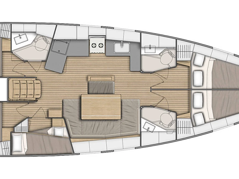 Pronájem Plachetnice v Can Pastilla -Bénéteau Oceanis 46.1