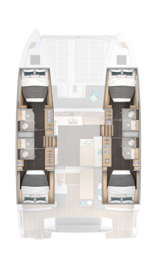 Pronajmout si Lagoon Lagoon 43 v Komolac