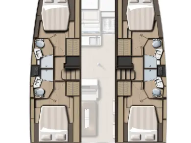 Katamarán k pronájmu v Lefkáda za nejlepší cenu