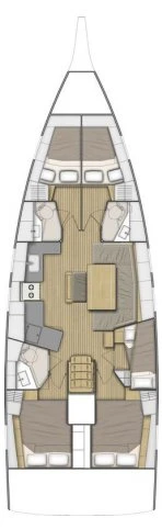 Pronájem Plachetnice v Deme of Volos -Bénéteau Oceanis 46.1