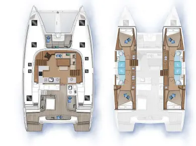 Pronájem lodi Lagoon Lagoon 46 v Trogir na Samboatu