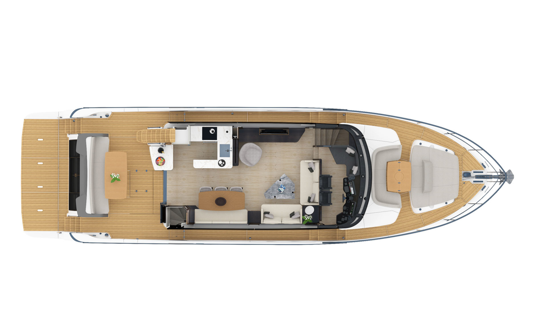 Pronájem Jachta v Sukošan -Absolute Yachts Navetta 64