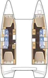 Pronajmout Katamarán se skipperem či ne Lagoon v Fethiye