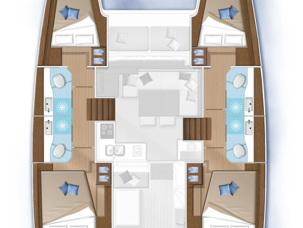 Pronajmout si Lagoon Lagoon 40 v Donji Seget