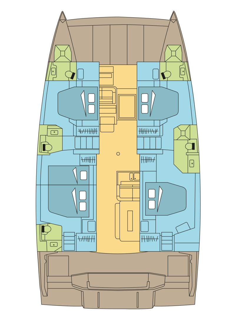 Pronájem lodi Bali Bali 4.8 v Marsh Harbour na Samboatu