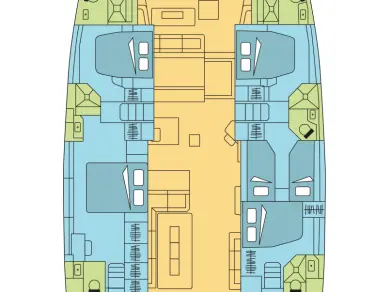 Pronájem lodi Bali Bali 5.4 v Raiatea Island na Samboatu