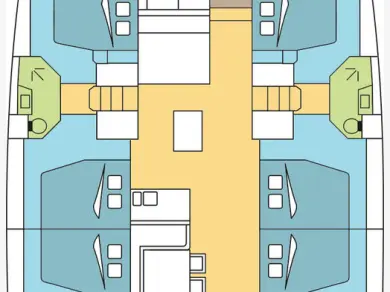 Pronájem jachty v Anse Marcel -Bali Bali 5.4 na Samboatu