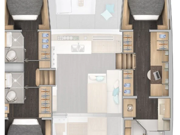 Pronájem lodi Parham Town lákavé ceny Lagoon 43