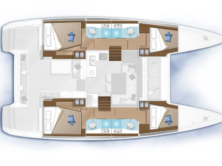 Pronájem lodi Lagoon Lagoon 40 v Kaštela na Samboatu
