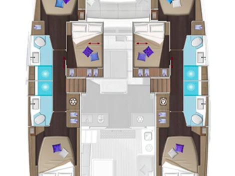 Katamarán k pronájmu v Kaštela za nejlepší cenu