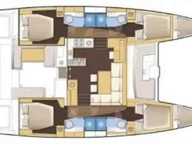 Pronajmout Katamarán se skipperem či ne Lagoon v Alimos