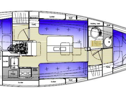 Kavi Yacht Kavi 9 jednotlivci a charterové společnosti v Pula