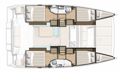 Pronájem lodi Ðuraševići lákavé ceny Bali Catsmart