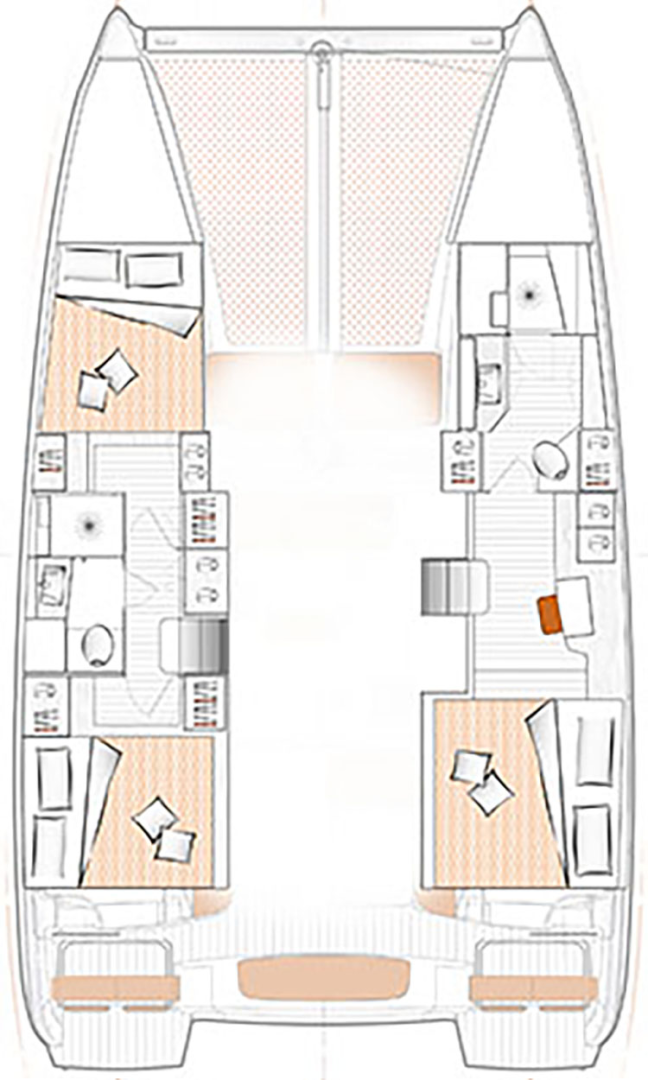 Pronájem Katamarán v Nea Peramos -Excess Excess 11