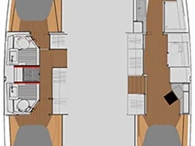 Pronájem Katamarán v Nea Peramos -Fountaine Pajot Astrea 42