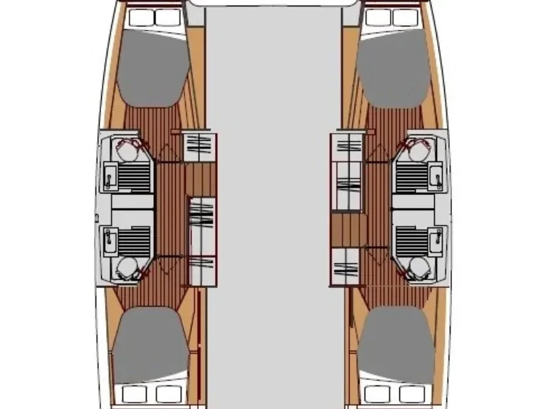 Pronajmout Katamarán se skipperem či ne Fountaine Pajot v Ðuraševići