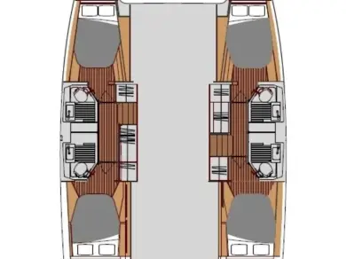 Pronajmout Katamarán se skipperem či ne Fountaine Pajot v Ðuraševići