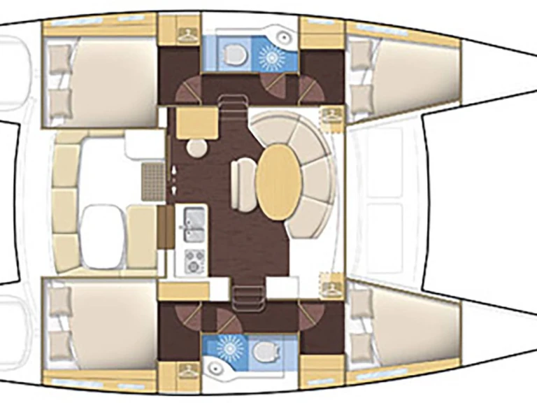 Pronájem lodi Propriano lákavé ceny Lagoon 380