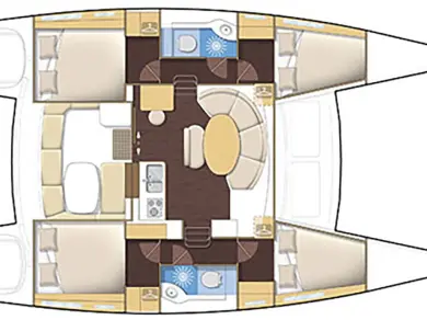 Pronájem lodi Propriano lákavé ceny Lagoon 380