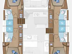 Pronájem Katamarán Lagoon s licencí