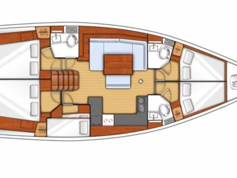 Pronájem Plachetnice v Ávdira -Bénéteau Oceanis 48