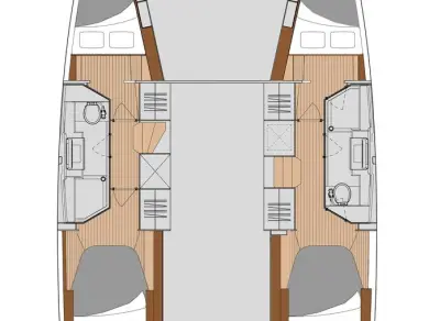 Pronájem Katamarán Fountaine Pajot s licencí