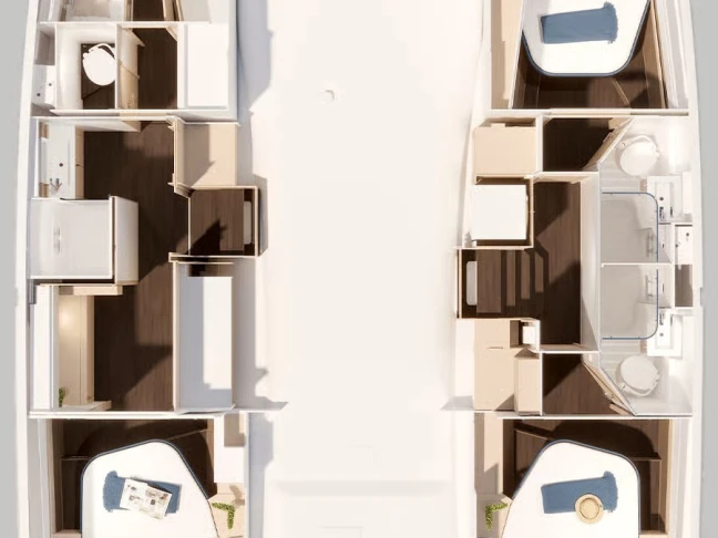 Pronajmout si Fountaine Pajot Fountaine Pajot FP 44 Maestro - 3 cab. v Frenchtown