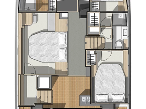 Pronájem Motorová loď Fountaine Pajot s licencí