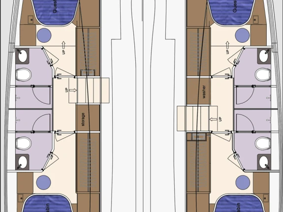 Pronájem lodi HeySea Seaview 50 v Marsh Harbour na Samboatu