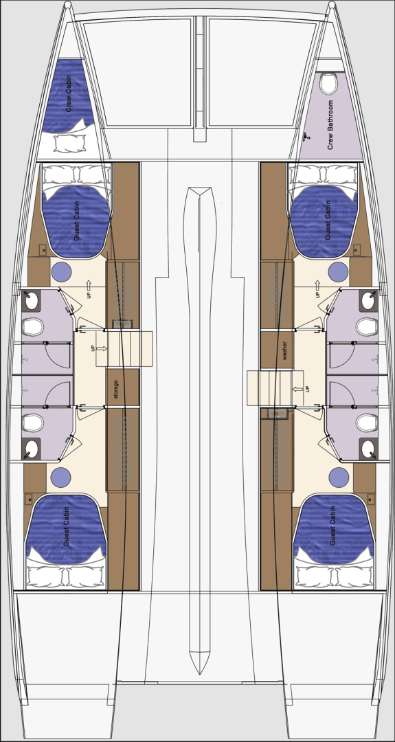 Pronájem lodi HeySea Seaview 50 v Marsh Harbour na Samboatu