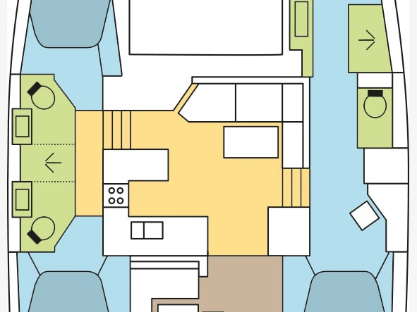 Pronájem Katamarán Fountaine Pajot s licencí