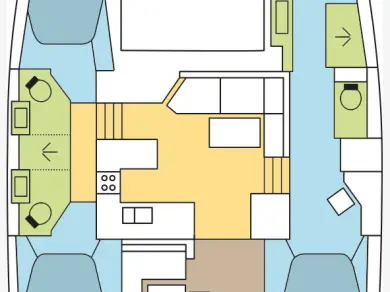 Pronájem Katamarán Fountaine Pajot s licencí