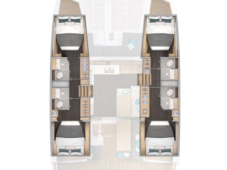 Pronájem lodi Lagoon Lagoon 43 v Rogoznica na Samboatu