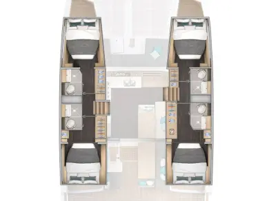 Pronájem lodi Lagoon Lagoon 43 v Rogoznica na Samboatu