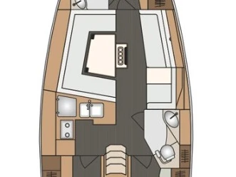 Pronájem jachty v Sutomišćica -Elan Impression 40 na Samboatu