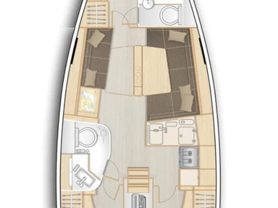 Pronajmout Plachetnice se skipperem či ne Hanse v Denia