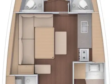 Pronajmout si Dufour Dufour 460 Grand Large v Preveza