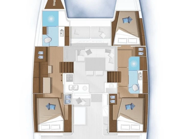 Pronájem jachty v Road Town -Lagoon Lagoon 40 na Samboatu