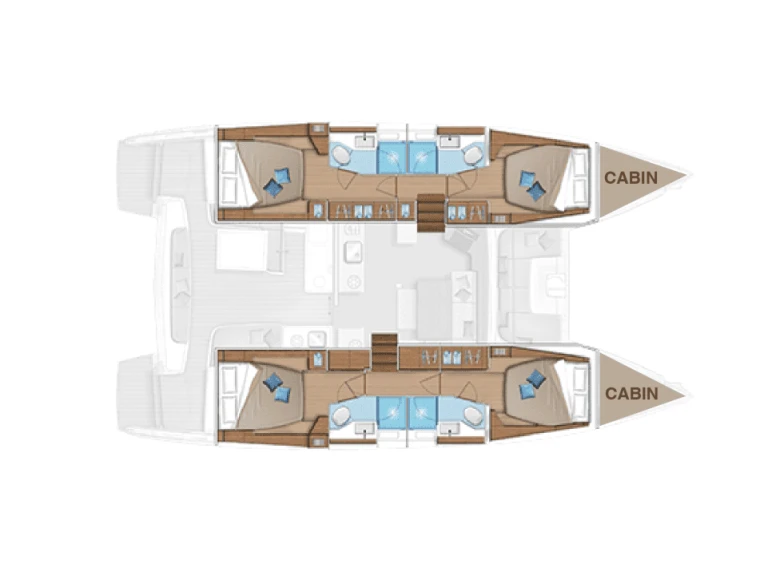 Lagoon Lagoon 46 jednotlivci a charterové společnosti v Parish of Saint George